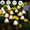 LED Solar Lights Outdoor Garden Waterproof Mushroom String Lawn Lamps Cute Fairy Light Landscape Lamp Path Yard Lawn Patio Decor