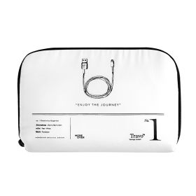 Convenient Waterproof Nylon Storage Bag (Option: Data cable package)