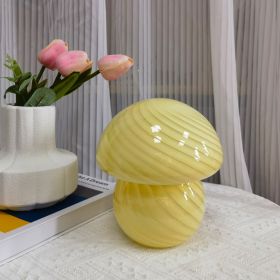 American Dimmable Glass Stripe Lamp (Option: European Use-Three Color Yellow Glass)